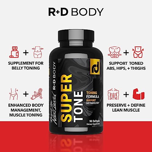 R+D Body Super Tone - Extreme CLA Supplement for Muscle Preservation, Enhanced Body R+D Body Au supplements