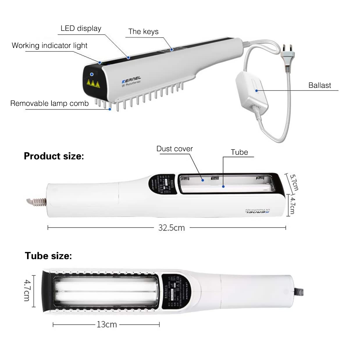 AUSPA UV Phototherapy Lamp Light Home Use Portable AUSPA Au supplements