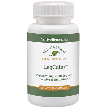 Native Remedies Leg Calm for Rested Legs and Limb Comfort at Night, 60 Veggie Caps Native Remedies Au supplements