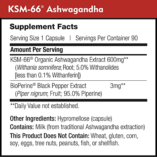 DailyNutra KSM-66 Ashwagandha 600mg Organic Root Extract - High Potency Supplement DailyNutra Au supplements