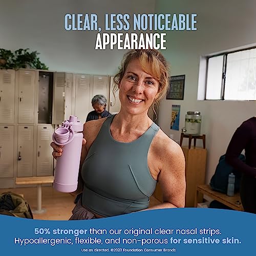 Breathe Right Nasal Strips | Extra Strength | Clear | For Sensitive Skin Breathe Right Au supplements