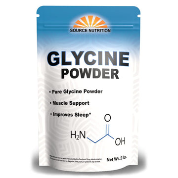 Glycine Powder (2 lbs) - Promotes Restful Sleep, Muscle Energy and Strength, Memory and Cognition Support (Resealable Bag) TradeKing Au supplements