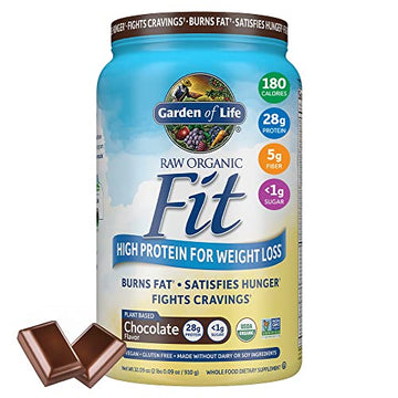 Garden of Life Raw Organic Fit Vegan Protein Powder Chocolate, 28g Plant Based Protein Garden of Life Au supplements