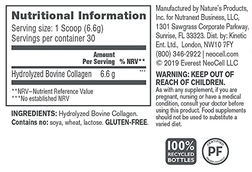 Neocell - Super Collagen Powder - 198g - Supports Healthy Skin, Hair, Nails, and Joints - Aids Collagen Production" Neocell Au supplements