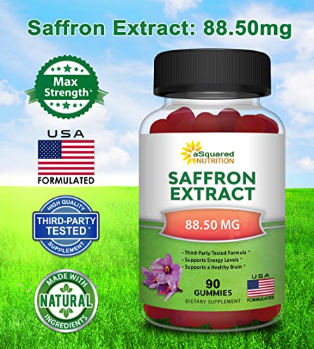 Saffron Gummies - Saffron Extract Supplement - Pure Gummy Supplements Alternative aSquared Nutrition Au supplements