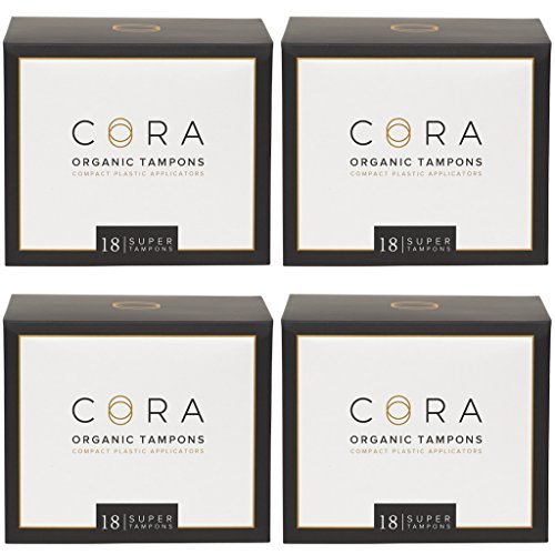 Cora Organic Applicator Tampons | Super Absorbency | 100% Organic Cotton, Unscented, BPA-Free Cora Au supplements