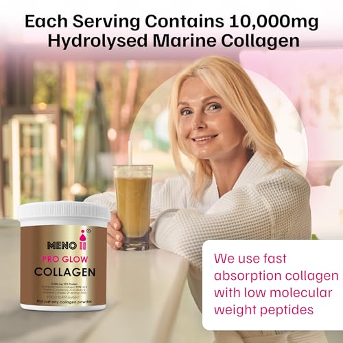 Meno II PRO Glow Marine Collagen Powder 10,000mg - High-Potency Supplements for Women Skin Hydration Meno II Au supplements