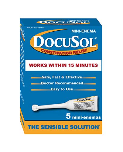 Docusol Docusate Sodium Mini Enema ml, Clear, 0.84 Fl Oz Enemeez Au supplements