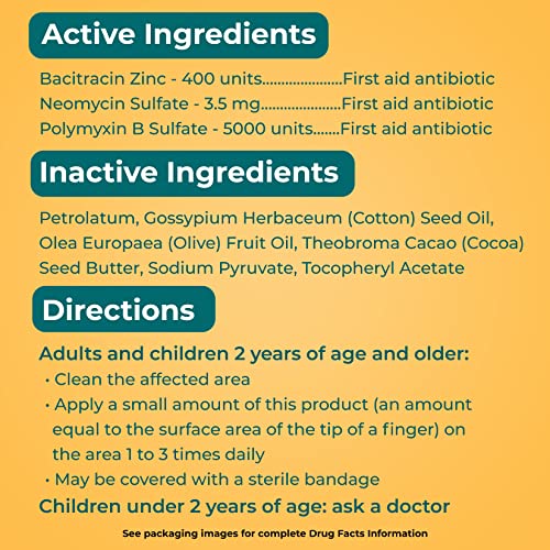 Neosporin Original Antibiotic Ointment, 24-Hour Infection Prevention , 1 oz Neosporin Au supplements