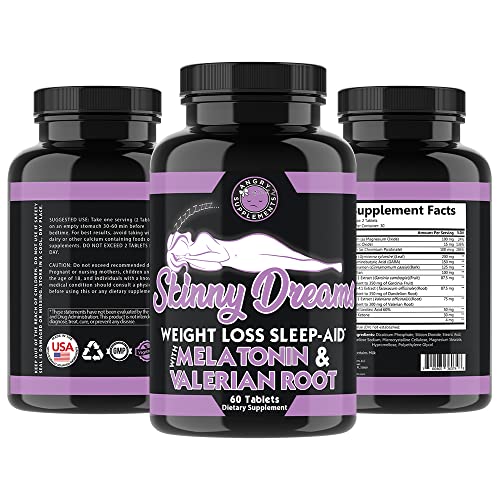 Angry Supplements Skinny Dreams, Night Time for Restful Sleep All-Natural Weight Loss Angry Supplements Au supplements