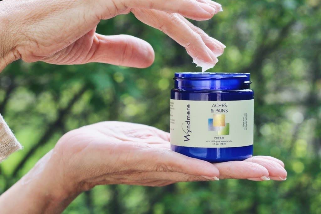 Wyndmere Aches & Pains Cream - Handcrafted with All Natural Ingredients and 100% Pure Essenial Oils - Paraben Free -1oz Wyndmere Au supplements