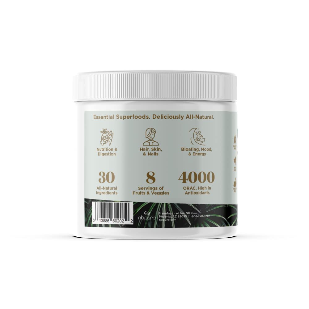 nbpure Earthy Andy Superfood Paradise, Mango Pineapple, 30 Servings nbpure Au supplements