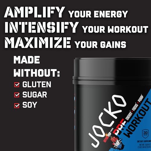 JOCKO FUEL Ultimate Pre Workout Powder - Pre-Workout Energy Powder Drink for Men JOCKO FUEL Au supplements