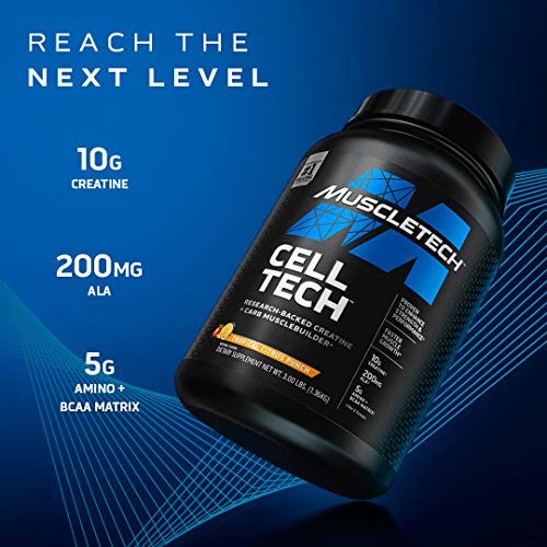 Creatine Monohydrate Powder MuscleTech Cell-Tech Creatine Powder Post Workout MuscleTech Au supplements