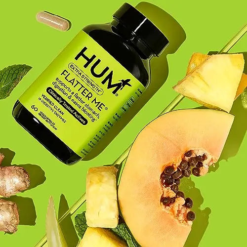 HUM Flatter Me Supplement for Daily Bloating - 18 Full Spectrum Digestive HUM uk supplements