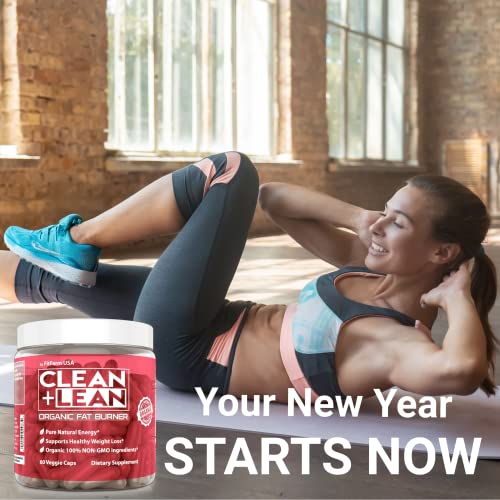 Clean+Lean-Organic Fat Burner by FitFarm USA - Worlds First Organic Fat Burner Supports FIT FARM USA Au supplements