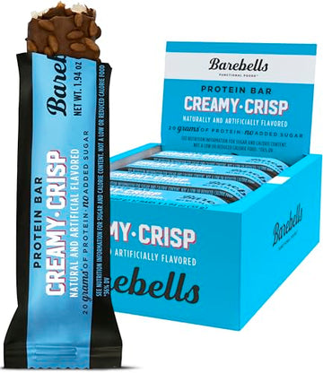 Barebells Protein Snacks Bars Creamy Crisp - 12 Count, 1.9oz Bars 55g of High Protein BAREBELLS Au supplements
