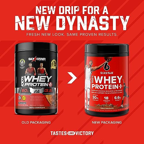 Six Star Elite Series 100% Whey Protein Plus Triple Chocolate 1.8lbs US Six Star Au supplements