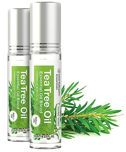Horbaach Tea Tree Essential Oil Roll On Blend | .33 fl oz (Pack of 2) | Roller for Skin Horbäach Au supplements