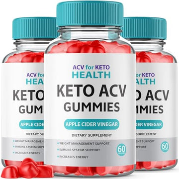 (3 Pack) ACV for Keto Health - Premium Apple Cider Vinegar Gummies – Natural Detox Hidden Elixir Au supplements