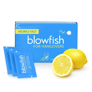 Blowfish for Hangovers - Fast Hangover Relief in 15 Minutes | FDA-Recognized Formulation | Headache Relief, Energy, and Hydration in One Step Blowfish Au supplements