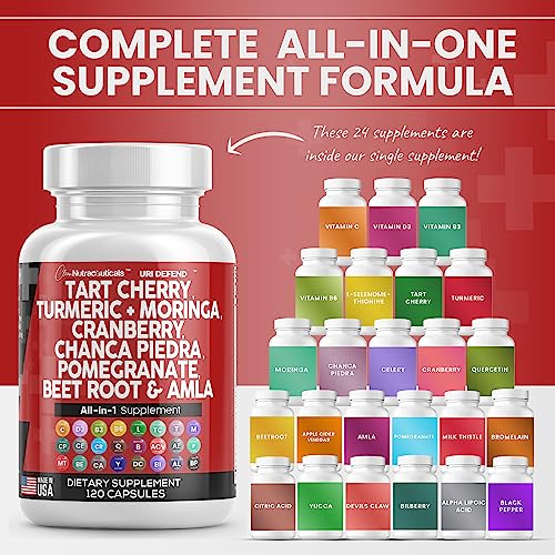 Tart Cherry Extract Capsules 20,000mg with Turmeric 8000mg Moringa Clean Nutraceuticals Au supplements