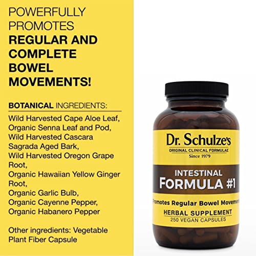 Dr. Schulze's Intestinal Formula #1 | All Natural Bowel Cleanse | Promotes Regular Dr. Schulze's Au supplements