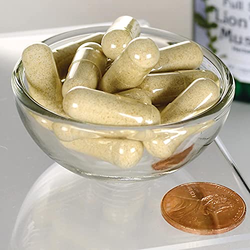 Swanson Lion's Mane Mushroom Capsules - 500 mg Each, 60 Capsules Swanson Au supplements