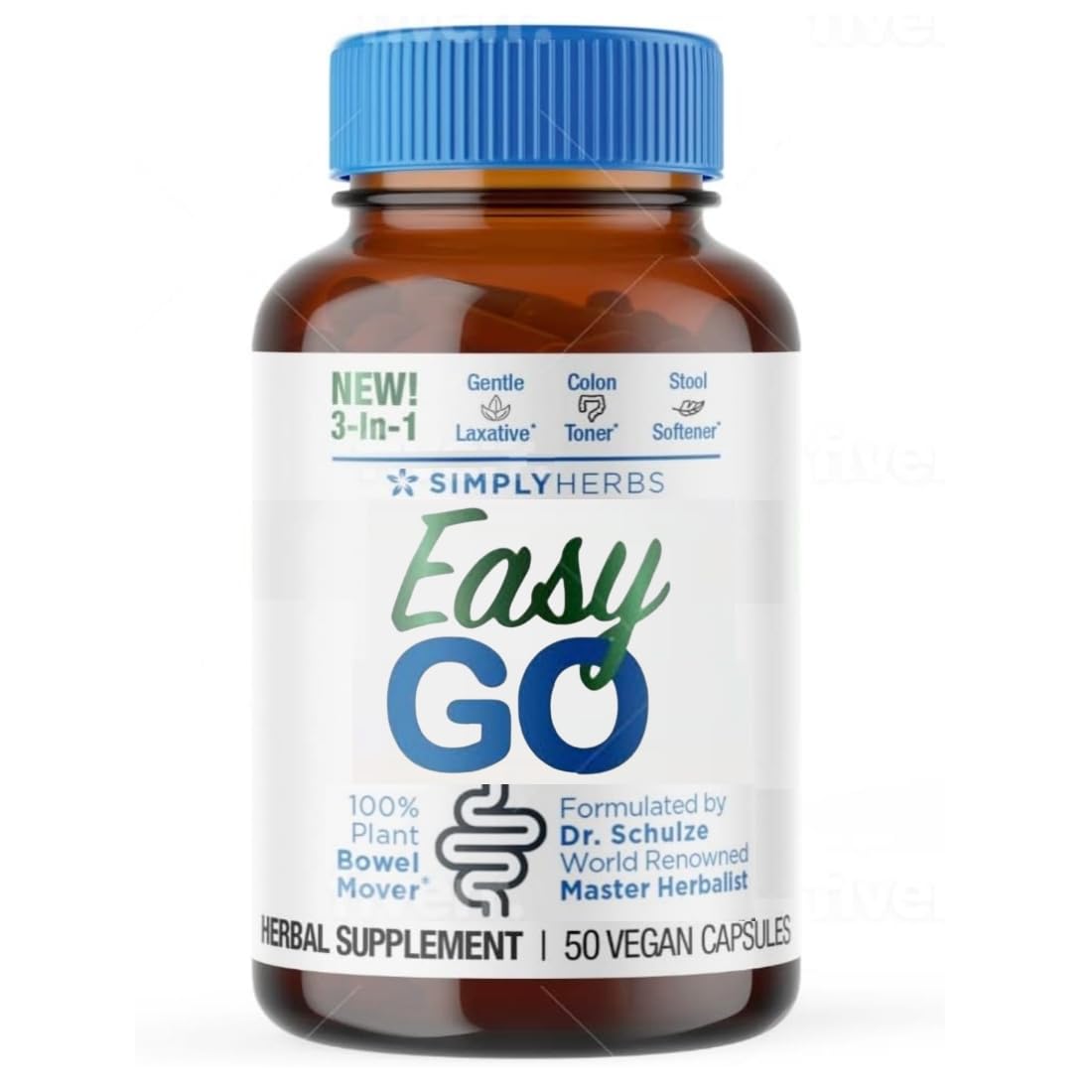 Dr. Schulze's Easy GO Bowel Mover - Formulated Gentle Laxative, Colon Toner & Stool Dr. Schulze's Au supplements