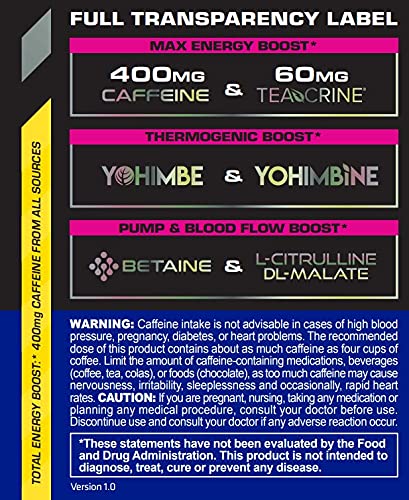 USN 3XT Max Pre-Workout Supplement Drink Mix Powder for Energy, Endurance and Pump USN Au supplements