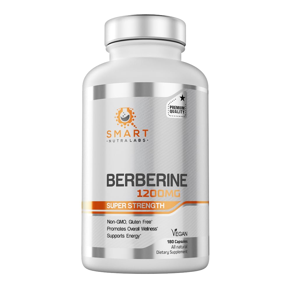 Smart Nutra Labs Premium Berberine HCL 1200mg- 180 Vegan Capsules, 100% Pure Smart Nutra Labs Au supplements