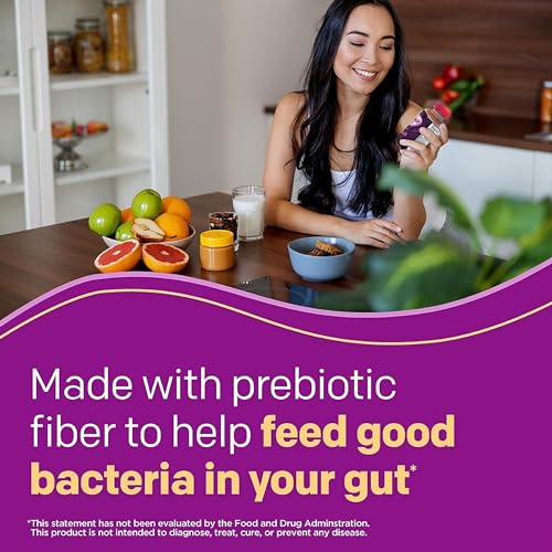 MiraLAX New MiraFIBER Gummies, 8g of Daily Prebiotic Fiber with B Vitamin MiraLAX Au supplements