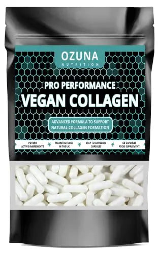 Pro Performance Vegan Collagen Complex – Vegetarian Collagen Capsules, Plant Based Collagen OZUNA NUTRITIONAU supplements