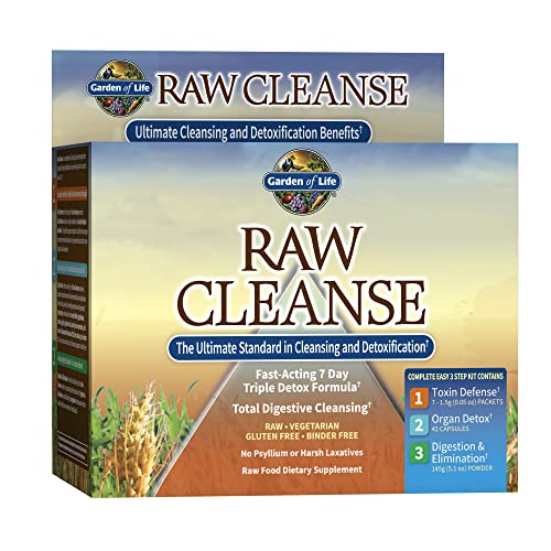 Garden of Life Detox Cleanse Raw Cleanse Fast-Acting 7 Day Cleanse and Detox Formula Garden of Life Au supplements