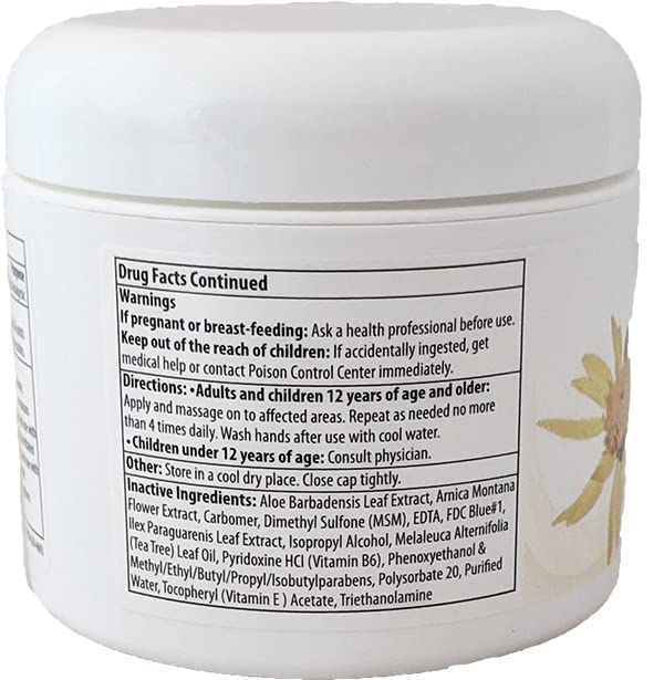 Luxis Arnica Pain Relief Cream - Soothing Arnica Combined with Powerful Menthol - Topical analgesic - 3 oz Luxis Au supplements