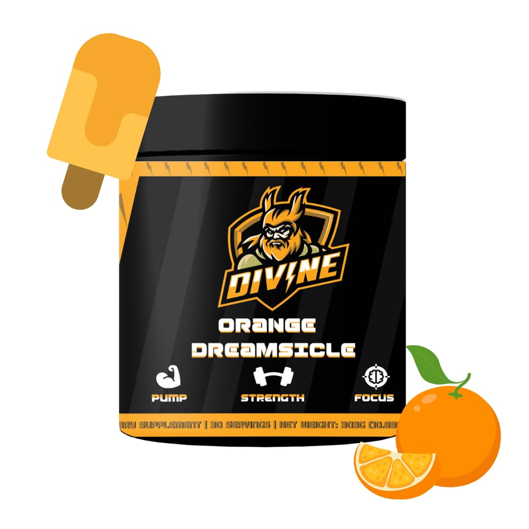 Orange Dreamsicle Pre Workout | The Best Tasting Pre Workout | Intense Increased Endurance Beta Bears Au supplements