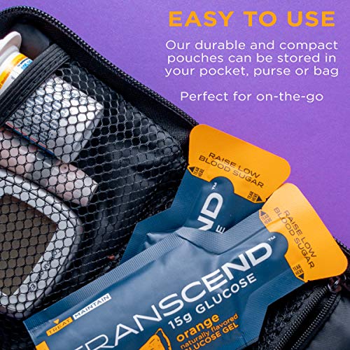 Transcend Glucose Gel Packs - Orange, 30 Pack (1.1oz each) - FSA/HSA Transcend Au supplements