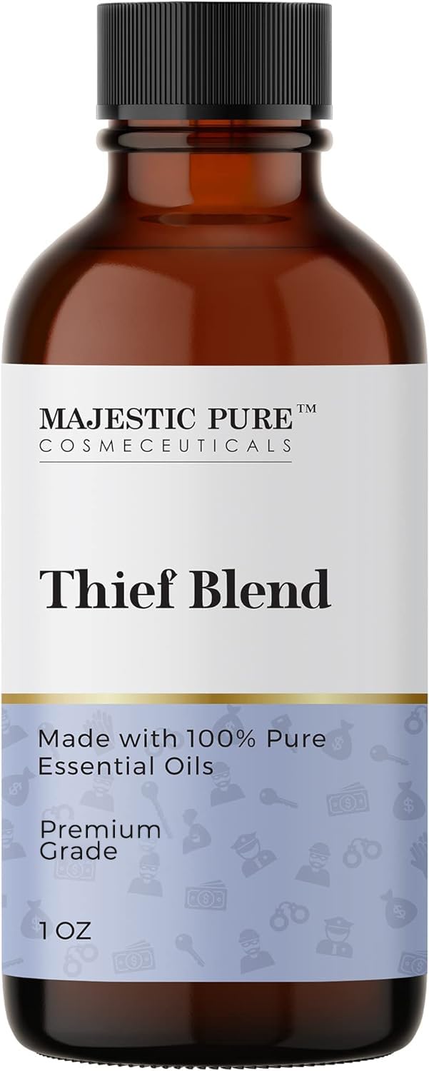 Majestic Pure Thieves Essential Oil Blend | 100% Pure Premium Oil for Uplifting Mood, DIY Products MAJESTIC PURE Au supplements