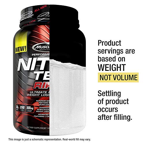 MuscleTech Nitro-Tech Ripped Lean Whey Protein Powder Whey Protein Isolate Weight MuscleTech Au supplements