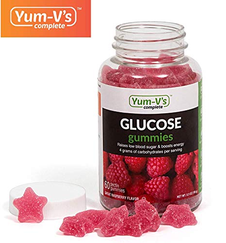 YumVs Complete Glucose Gummies, Raspberry Flavor, (60 Ct); Chewable YUM-V'S Au supplements