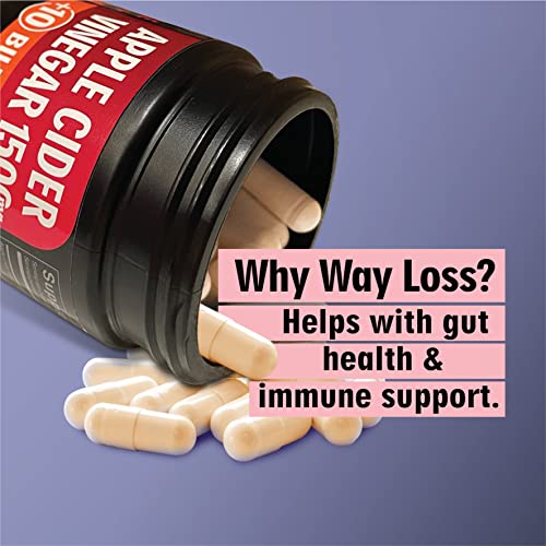 WayLoss 1500mg Apple Cider Vinegar Capsules/Apple Cider Vinegar Pills w/ 10 BILLLION WAY LOSS Au supplements