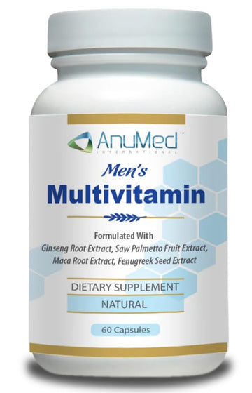 Men’s Multivitamin Supplement – Daily Energy, Immune & Heart Support – with Zinc, Magnesium, B12, CoQ10, Turmeric, Ginseng & More – 60 Vegetable Capsules – AnuMed AnuMed International Au supplements