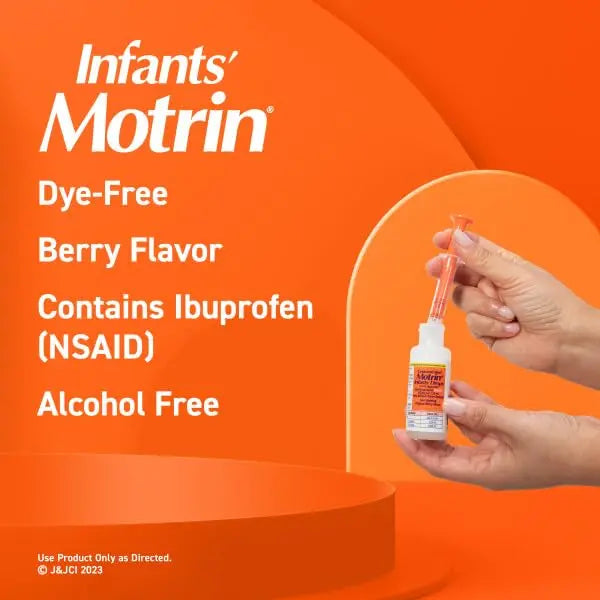 Motrin and Zarbee’s Essentials for Infants Infants' Concentrated Liquid Medicine Drops with Ibuprofen and Zarbee's Baby Coughⱡ Syrup + Immune with Organic Agave + Zinc Motrin Au supplements