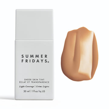 Summer Fridays Sheer Skin Tint - Skin Tint with Hyaluronic Acid - Helps Diminish Uneven Skin Tone - Sheer to Light Coverage - Shade 5 - Medium with Warm Neutral Undertones (1 Fl Oz) Summer Fridays Au supplements