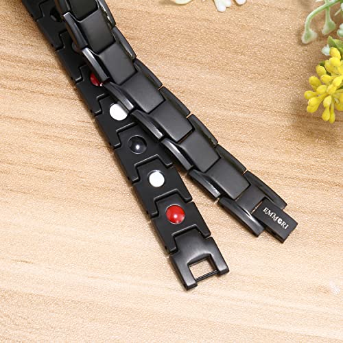 EMMORI Ultra Strength Magnetic Bracelet - 3,500 Gauss Per Magnet -Magnetic Bracelets Emmori Au supplements