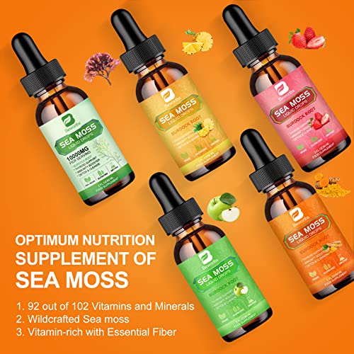 B BEWORTHS Sea Moss Liquid Drops - Organic Irish Sea Moss Raw Gel with Burdock Root B BEWORTHS Au supplements
