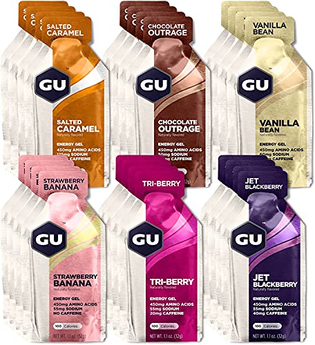 GU Energy Variety Pack, Roctance Ultra Endurance Electrolye Capsules GU Energy Au supplements