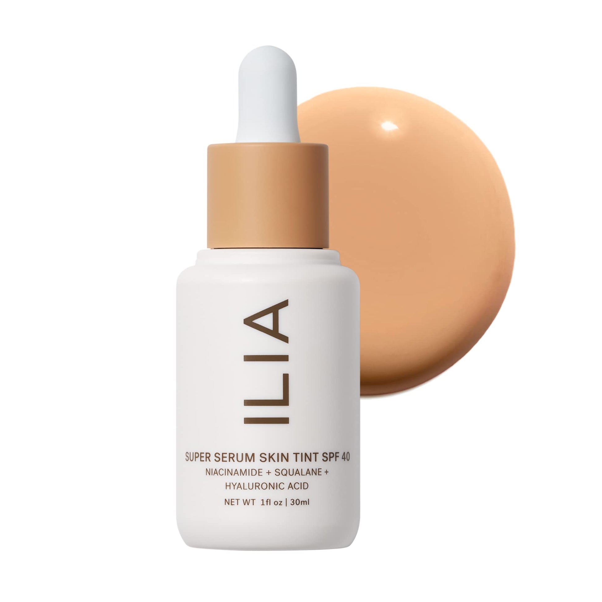 ILIA - Super Serum Skin Tint SPF 40 | Non-Comedogenic, Vegan, Lightweight to Help Against Blue Light, + Pollution while Hydrating, Smoothing, + Refining (Paloma ST9, 1 fl oz | 30 ml) ILIA Au supplements