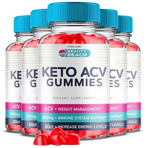 (5 Pack) Beauty Beach Keto ACV Gummies, Beauty Beach Keto ACV Gummies Advanced Titan LabsAU supplements