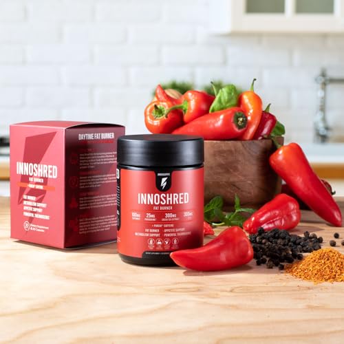 Inno Shred - Day Time Fat Burner | 100mg Capsimax, Grains of Paradise, Organic Caffeine InnoSupps Au supplements